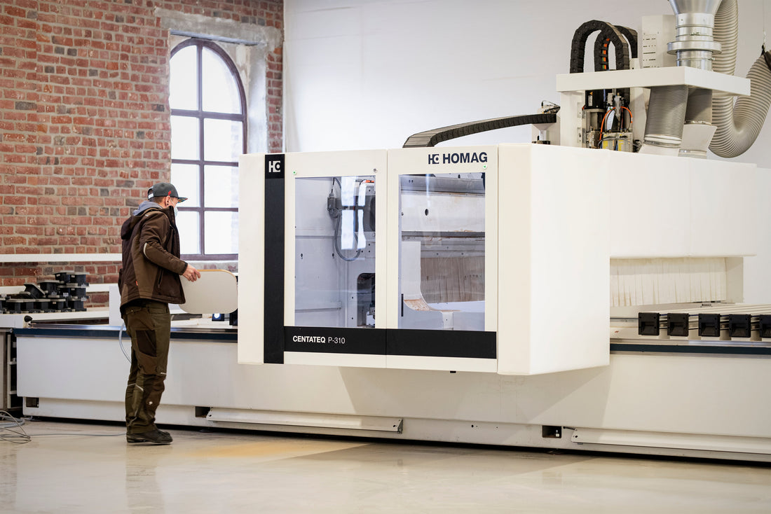 Hightech Maschinen in alten Gemäuern